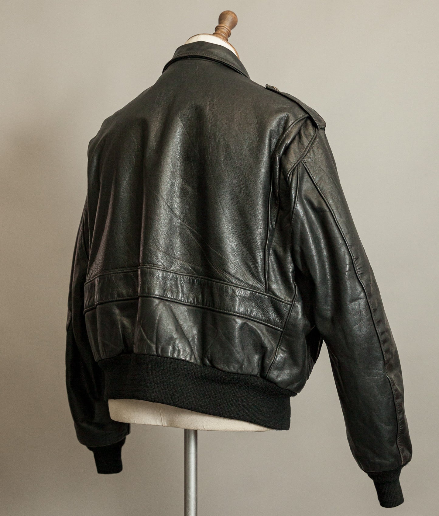 Vintage 1980s Schott A-2 Leather Flight Jacket 184SM
