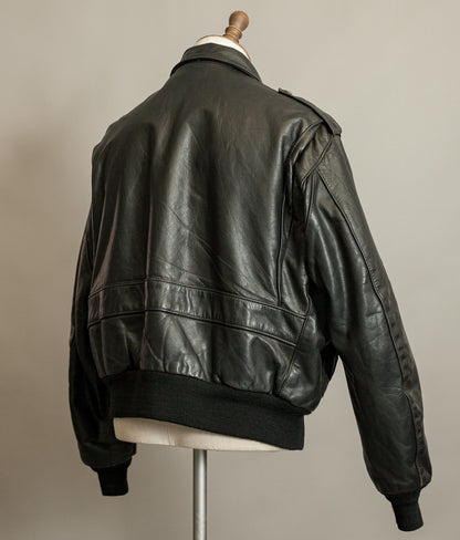 Vintage 1980s Schott A-2 Leather Flight Jacket 184SM