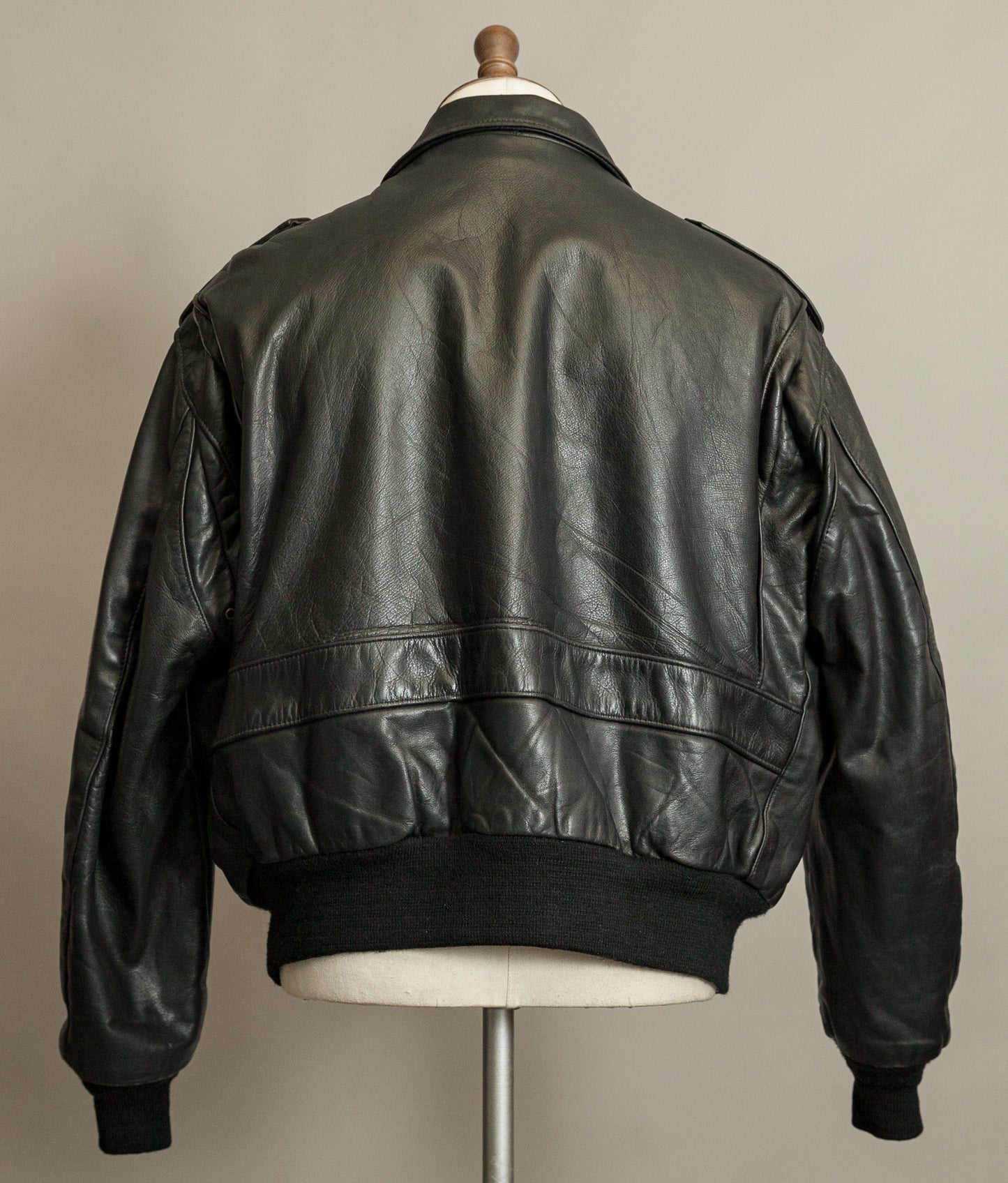Vintage 1980s Schott A-2 Leather Flight Jacket 184SM