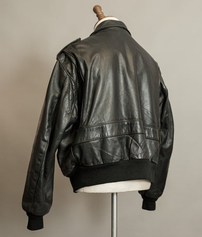 Vintage 1980s Schott A-2 Leather Flight Jacket 184SM