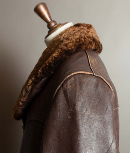 Original 1940s French 'Canadienne' Barnstormer Mackinaw Jacket