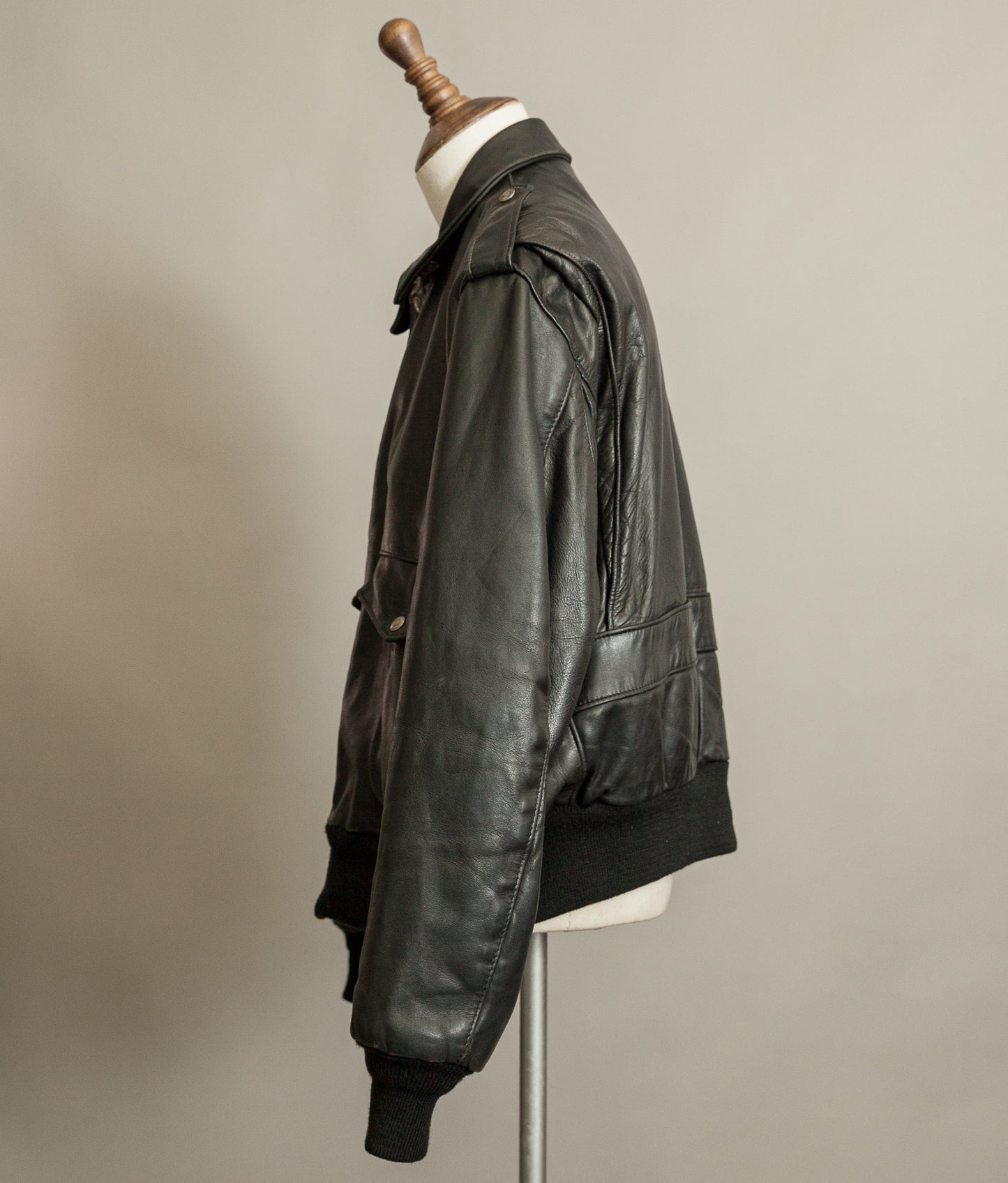 Vintage 1980s Schott A-2 Leather Flight Jacket 184SM