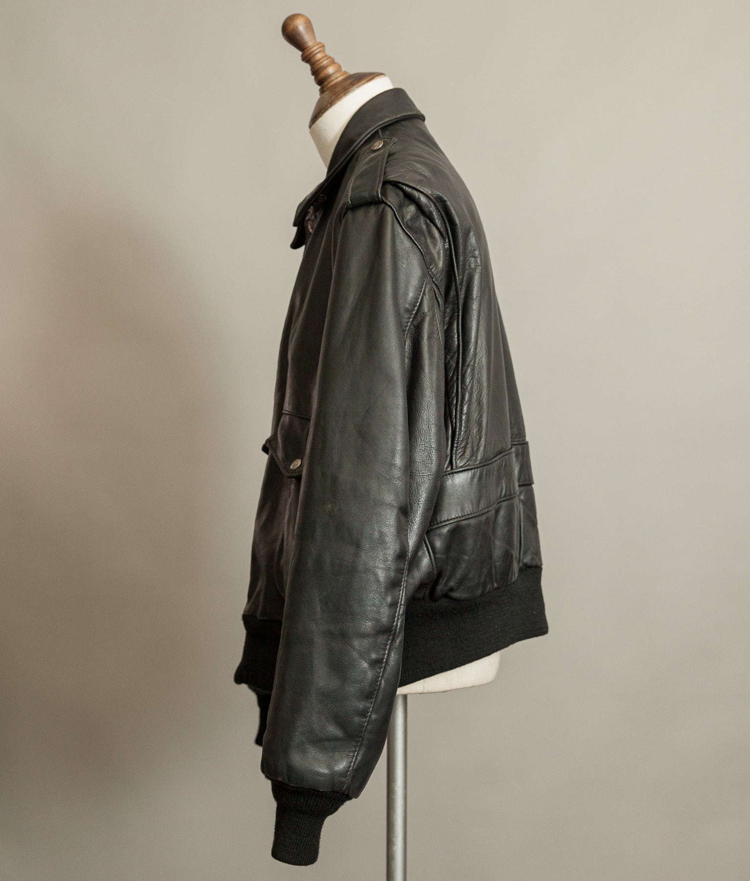 Vintage 1980s Schott A-2 Leather Flight Jacket 184SM
