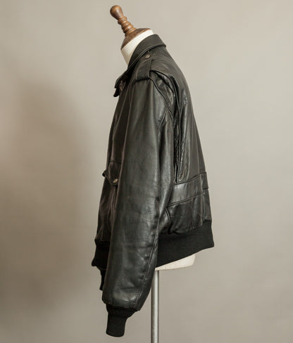 Vintage 1980s Schott A-2 Leather Flight Jacket 184SM