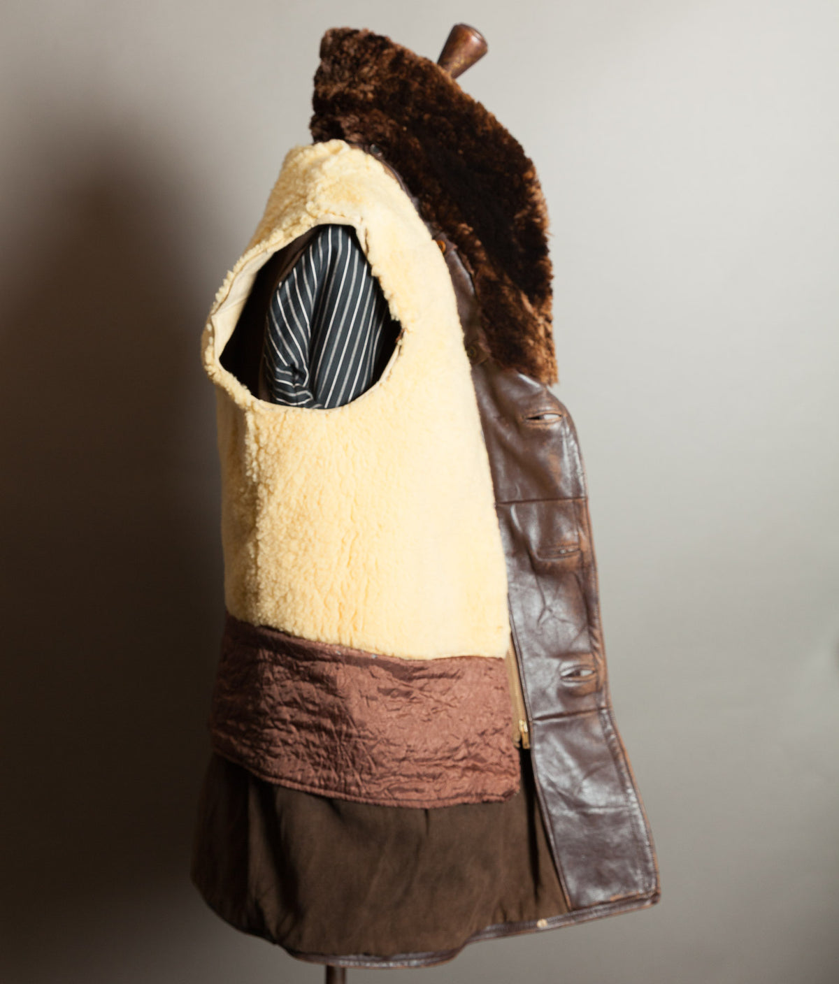 Original 1940s French 'Canadienne' Barnstormer Mackinaw Jacket