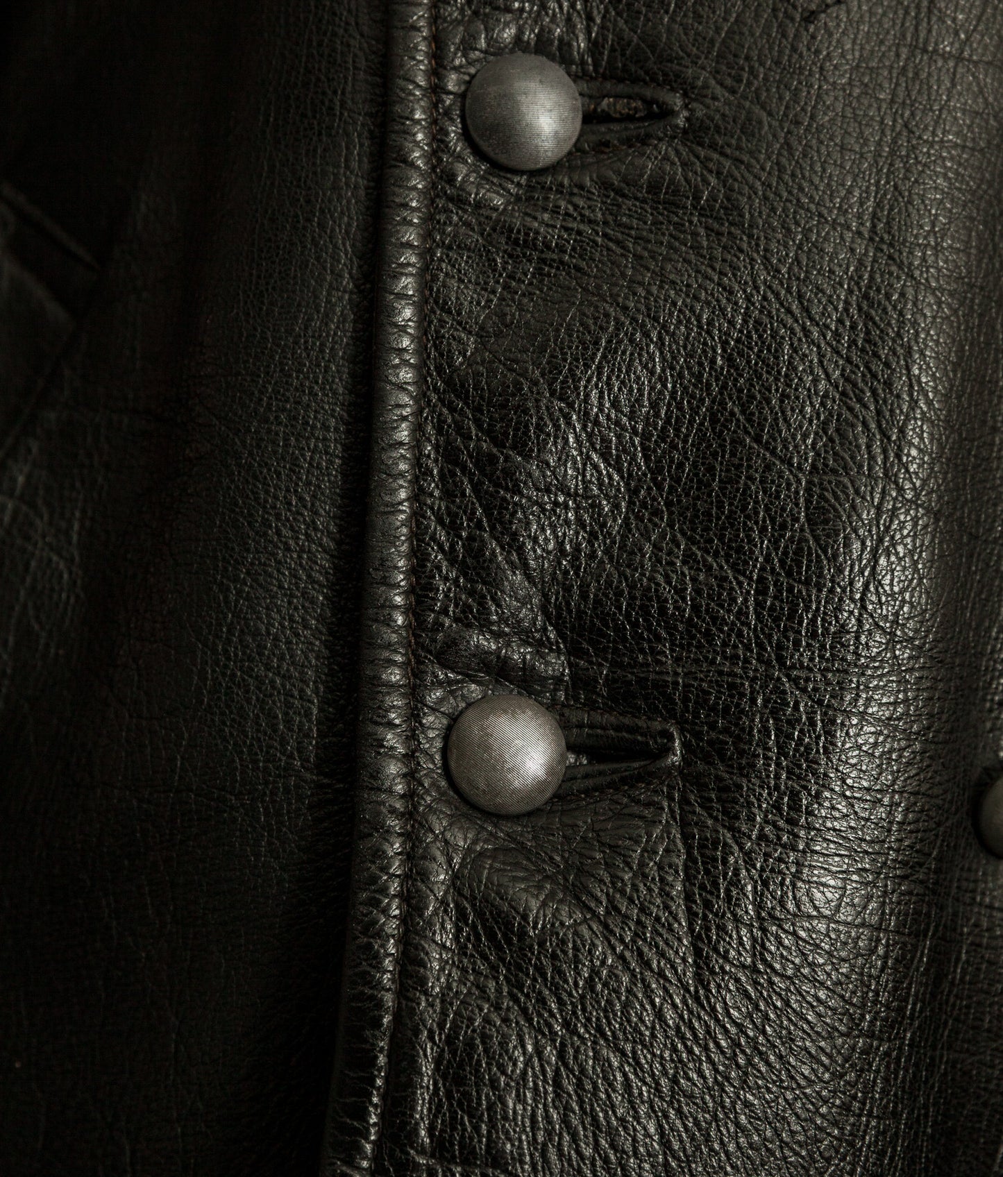 WWII Örebro Swedish Army Pansartrupperna Leather Trench Coat - Unit Marked P17