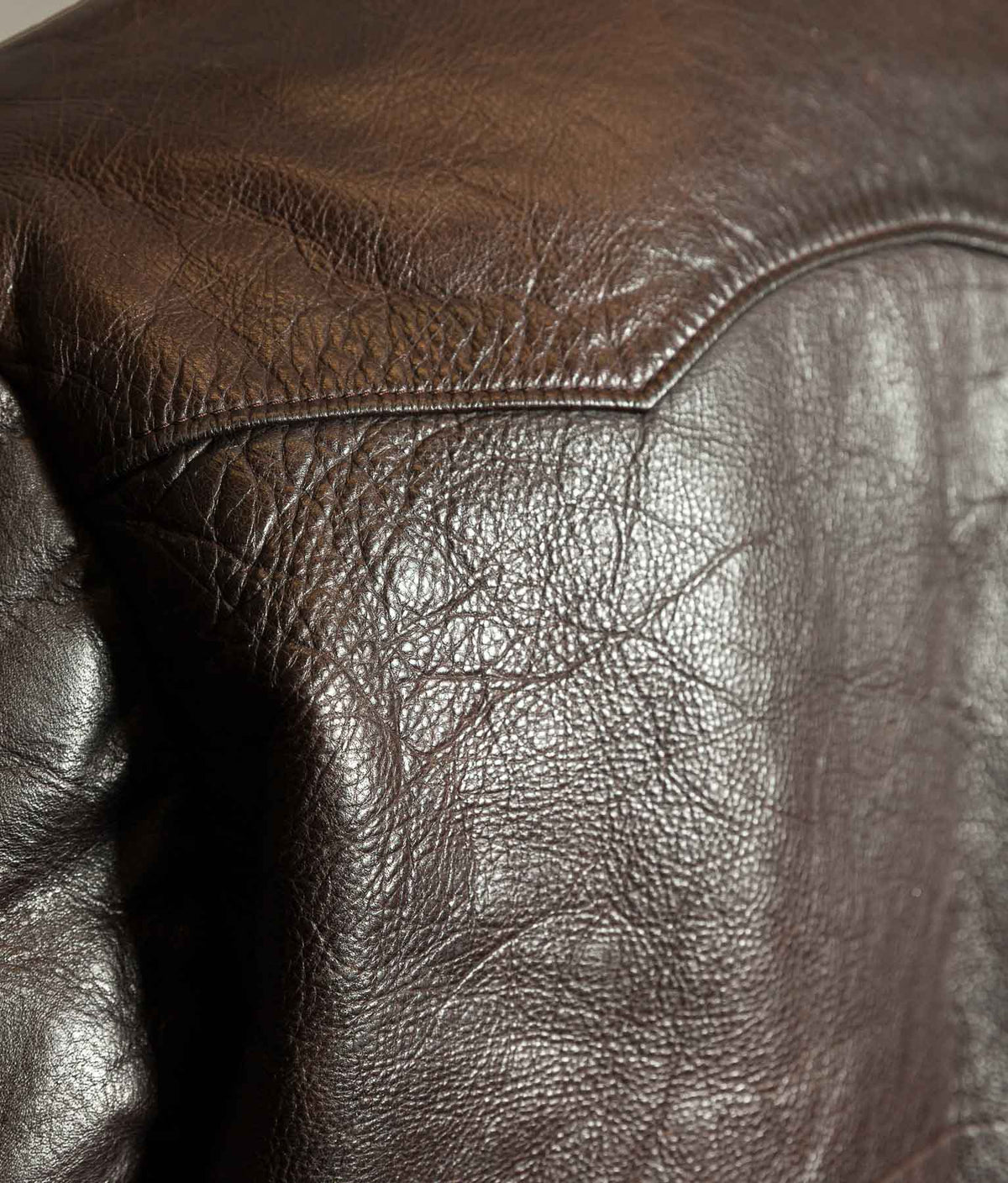 Vintage Chipie Big Horns Mountain Padded Leather Puffer Jacket