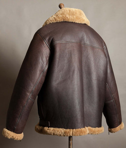 Vintage 1990s Cirrus RAF Irvin Sheepskin Shearling Flying Jacket