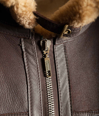 Vintage 1990s Cirrus RAF Irvin Sheepskin Shearling Flying Jacket
