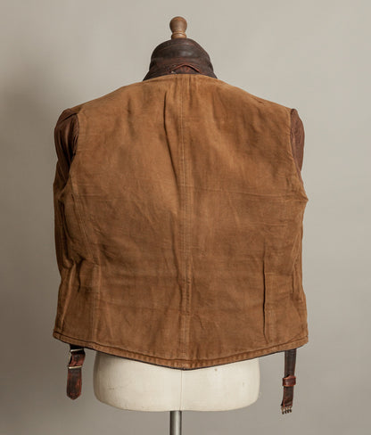 Vintage 1940s German Leather Motorcycle Jacket