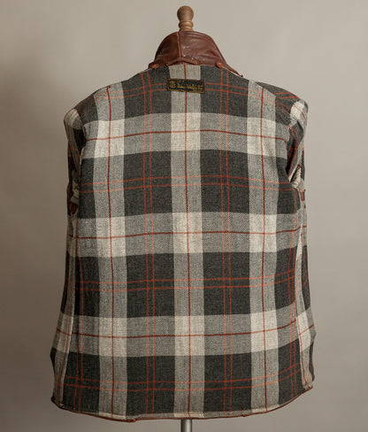 Vintage 1940s Swedish Belted Leather Motoring Coat