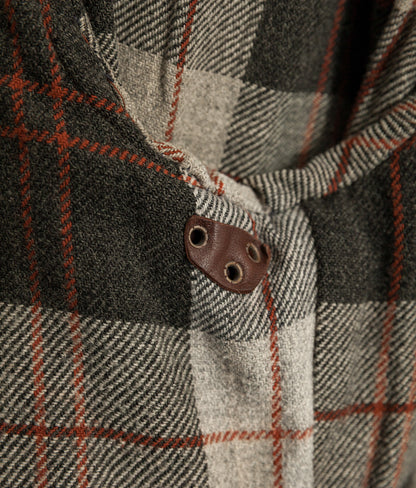 Vintage 1940s Swedish Belted Leather Motoring Coat