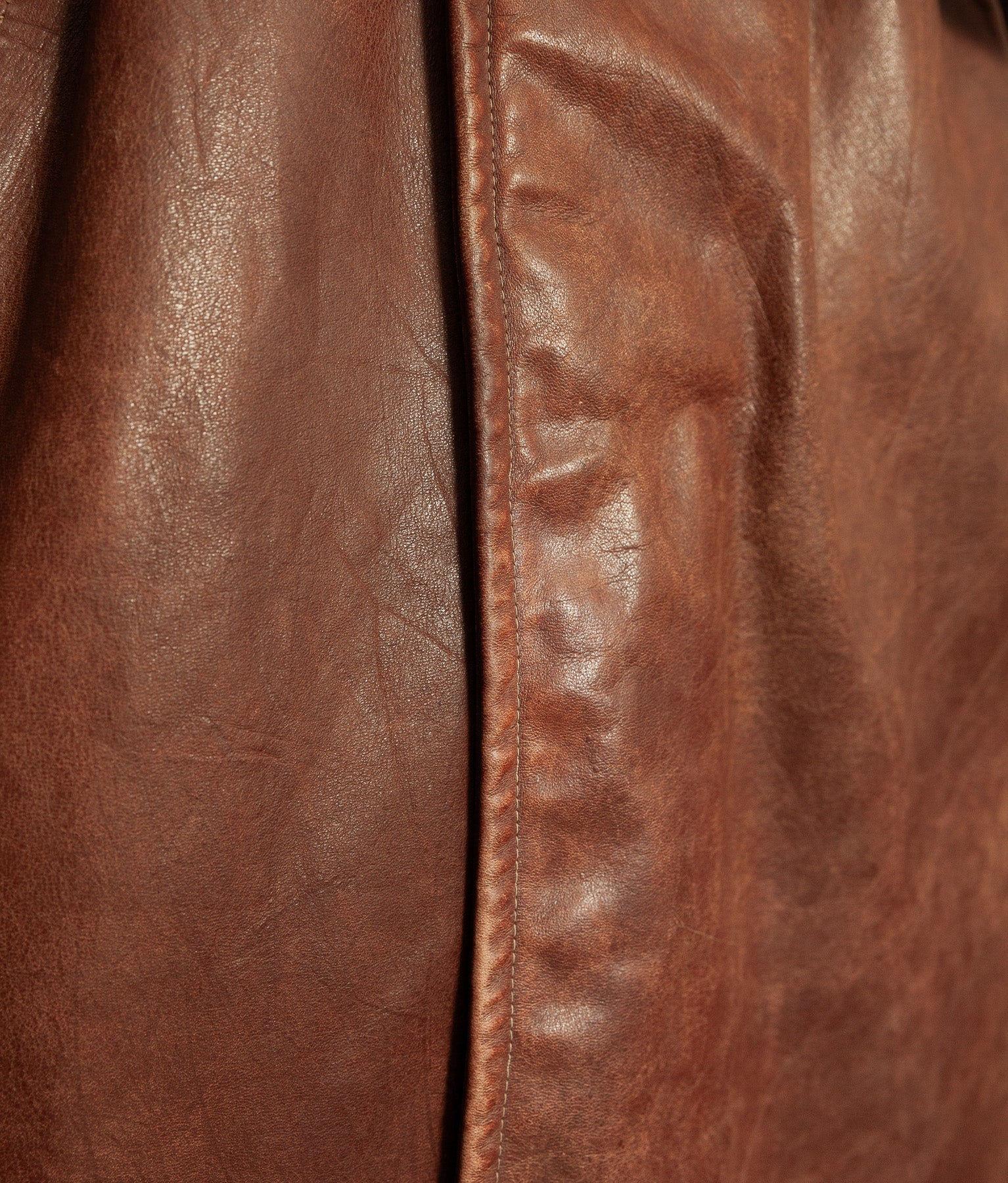 Original WW2 German Horsehide Leather Trench Coat