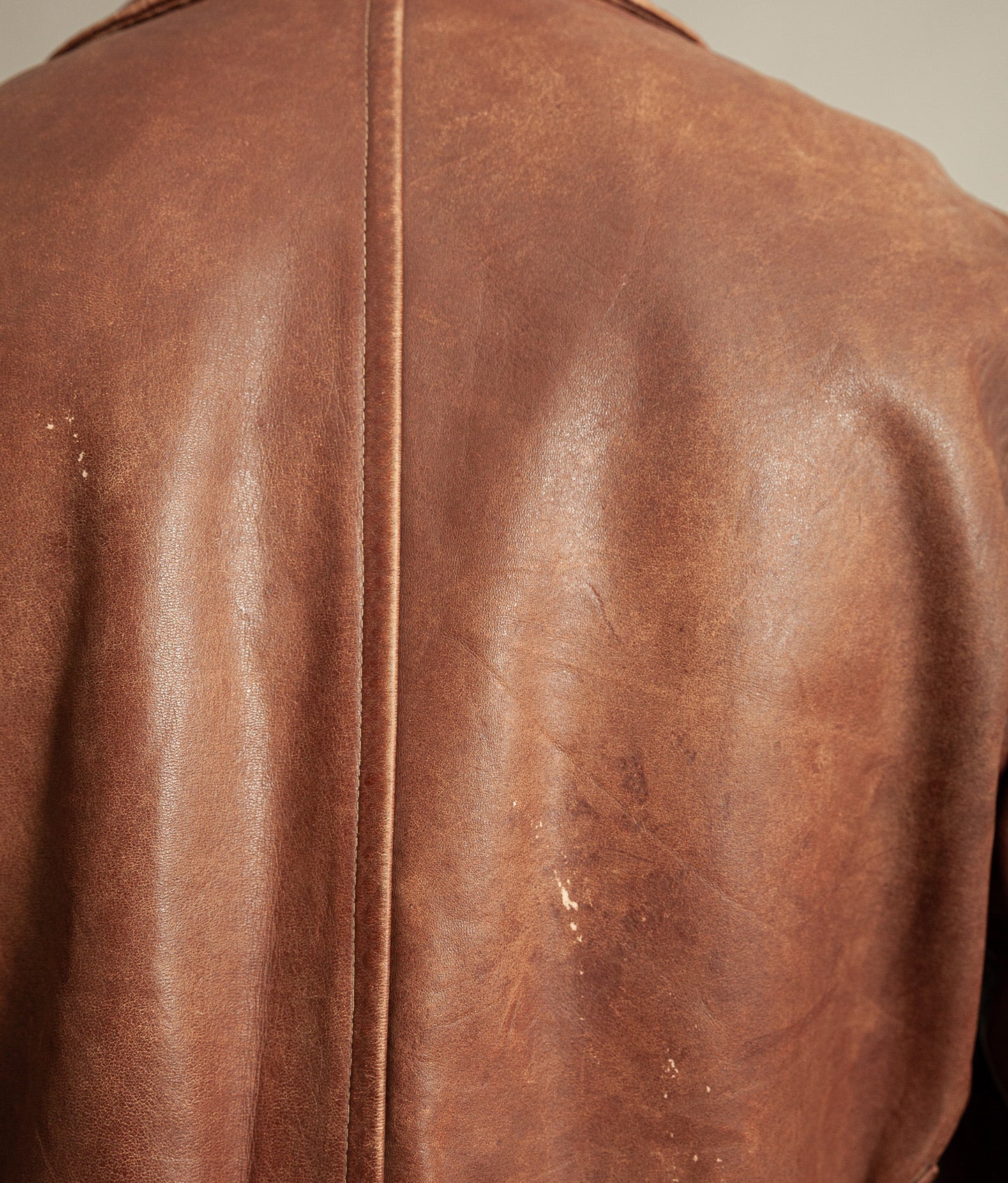 Original WW2 German Horsehide Leather Trench Coat