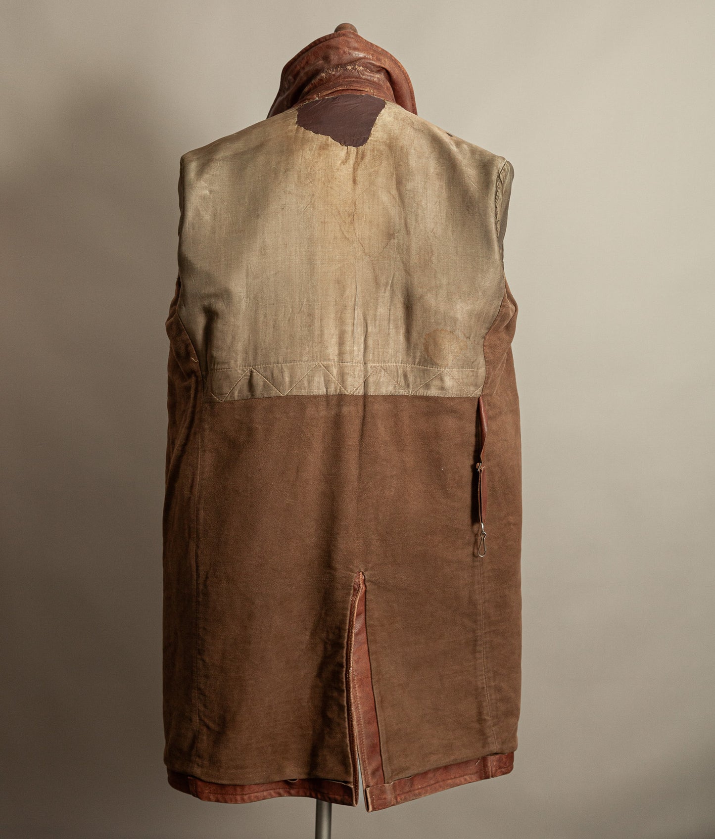 Original WW2 German Horsehide Leather Trench Coat
