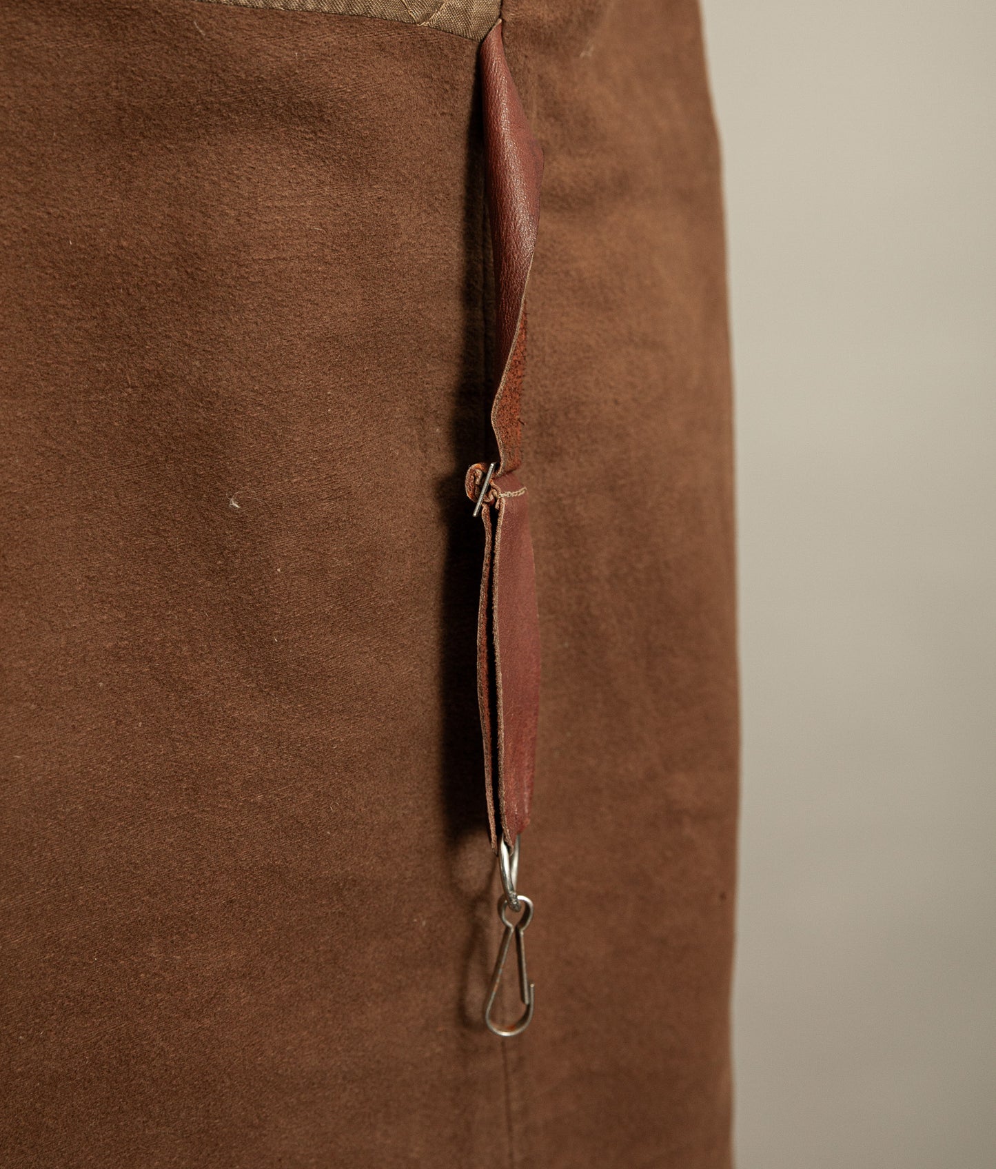 Original WW2 German Horsehide Leather Trench Coat