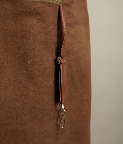 Original WW2 German Horsehide Leather Trench Coat