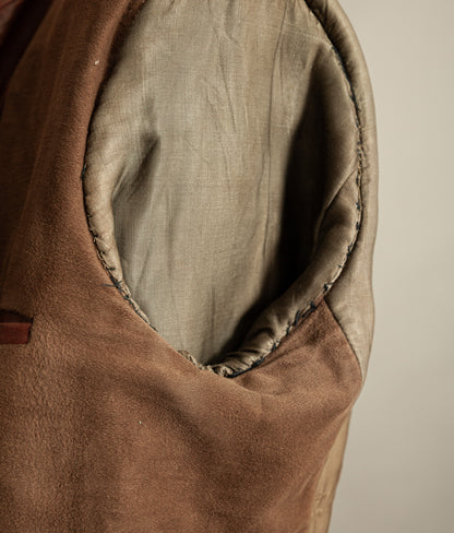 Original WW2 German Horsehide Leather Trench Coat