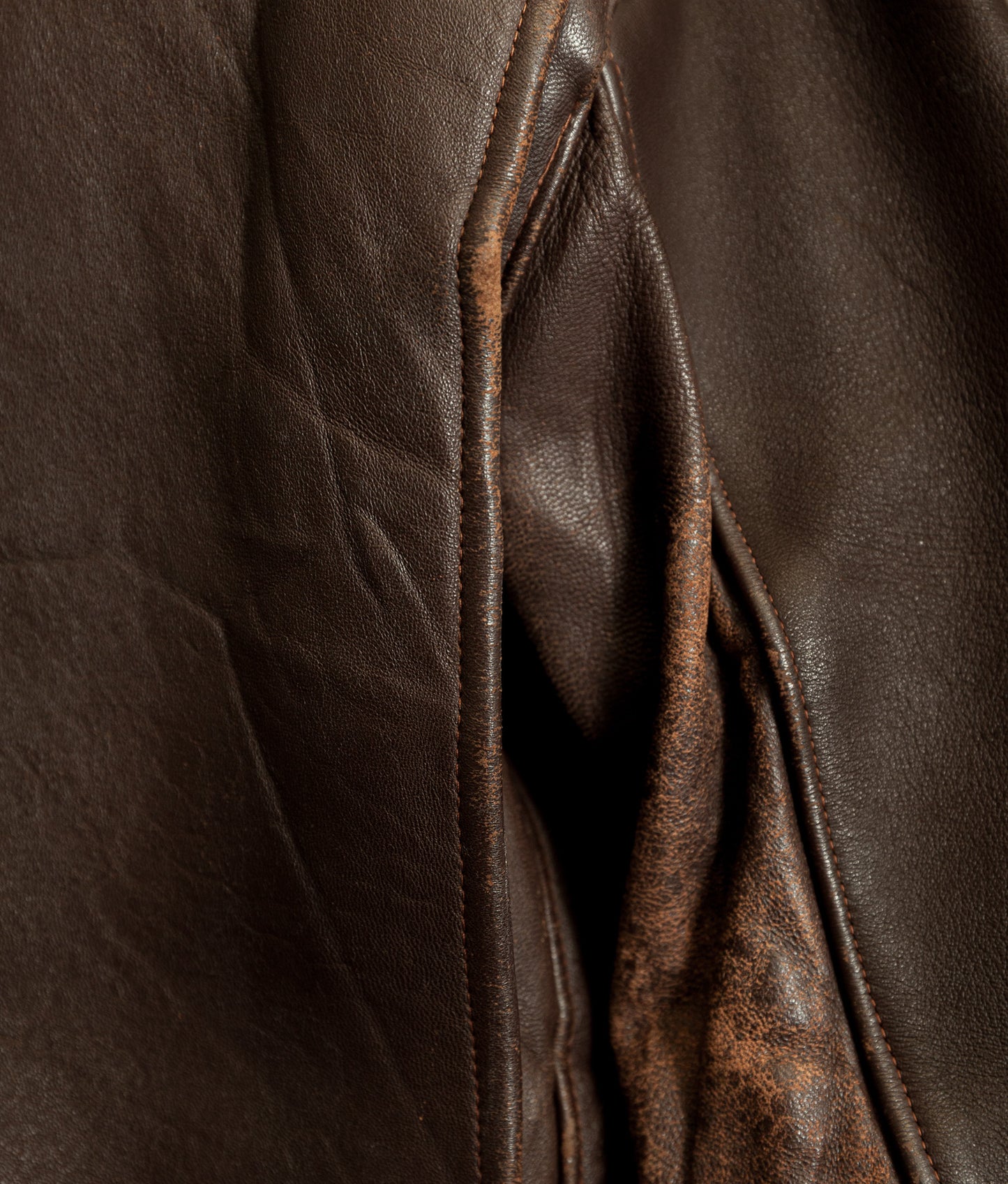 Vintage 1940s French Leather Workwear Jacket Vitex Zipper