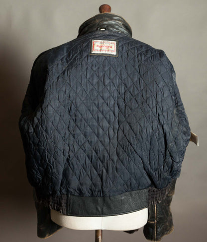 Vintage 1990s Red Tips Leather Windward Rider Jacket Made in Italy