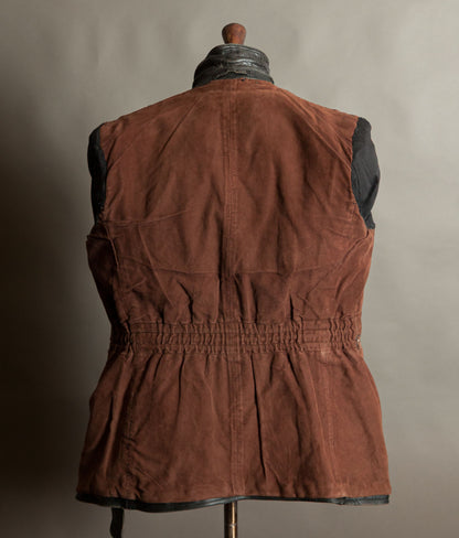 Original 1940s German Horsehide Leather Motorcycle Jacket, RIES Zippers