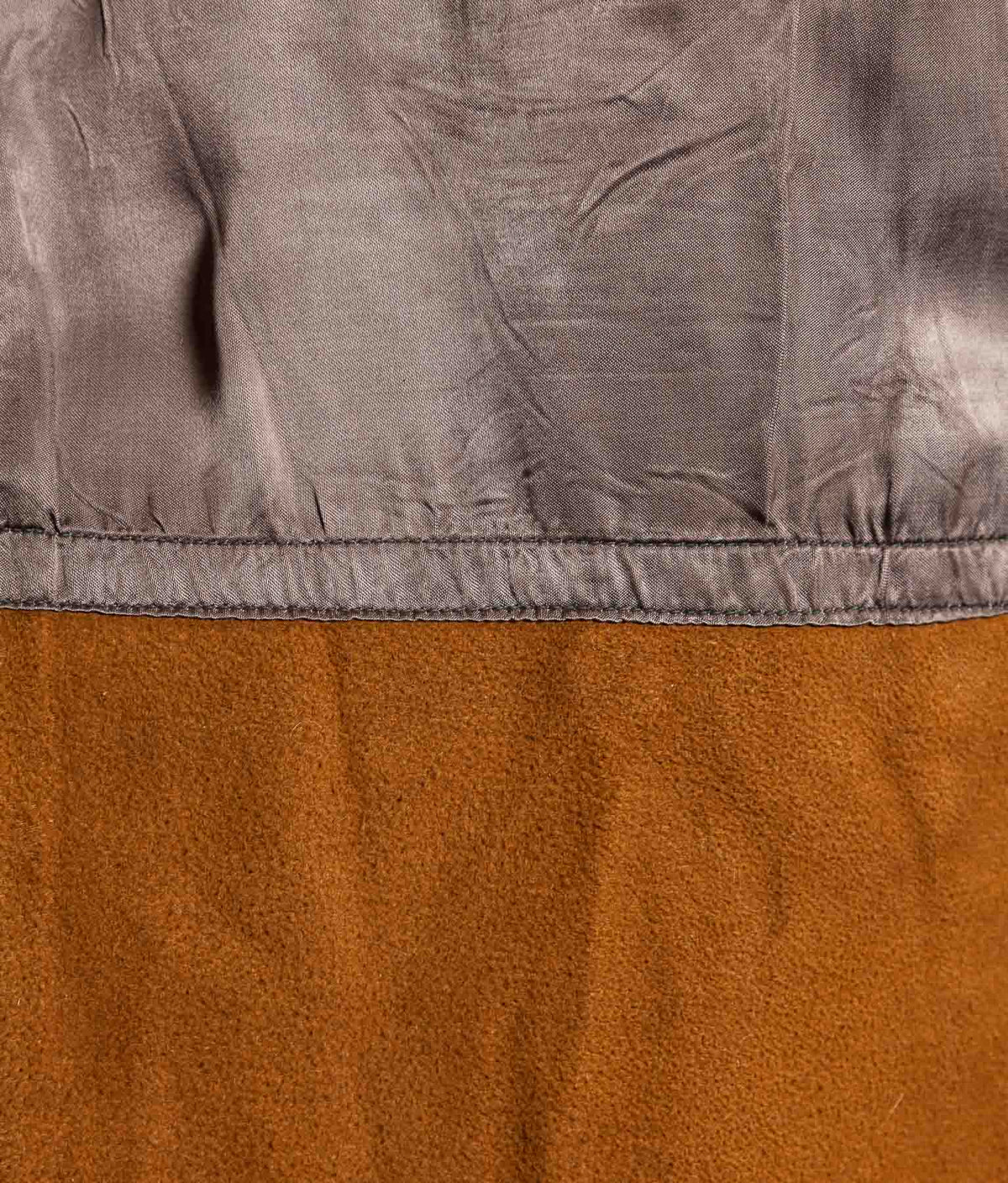 Original 1940s German Heavyweight Horsehide Leather Double-Breasted Overcoat