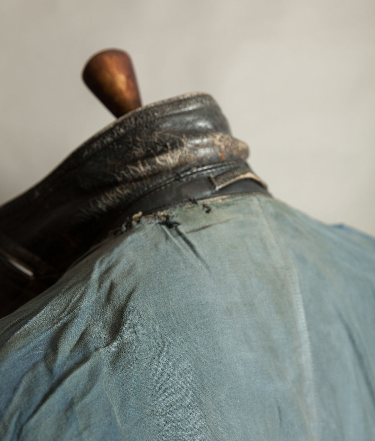 Vintage 1950s German Horsehide Leather Motorcycle Jacket, RIES Zippers