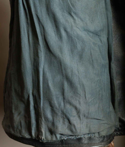 Vintage 1950s German Horsehide Leather Motorcycle Jacket, RIES Zippers