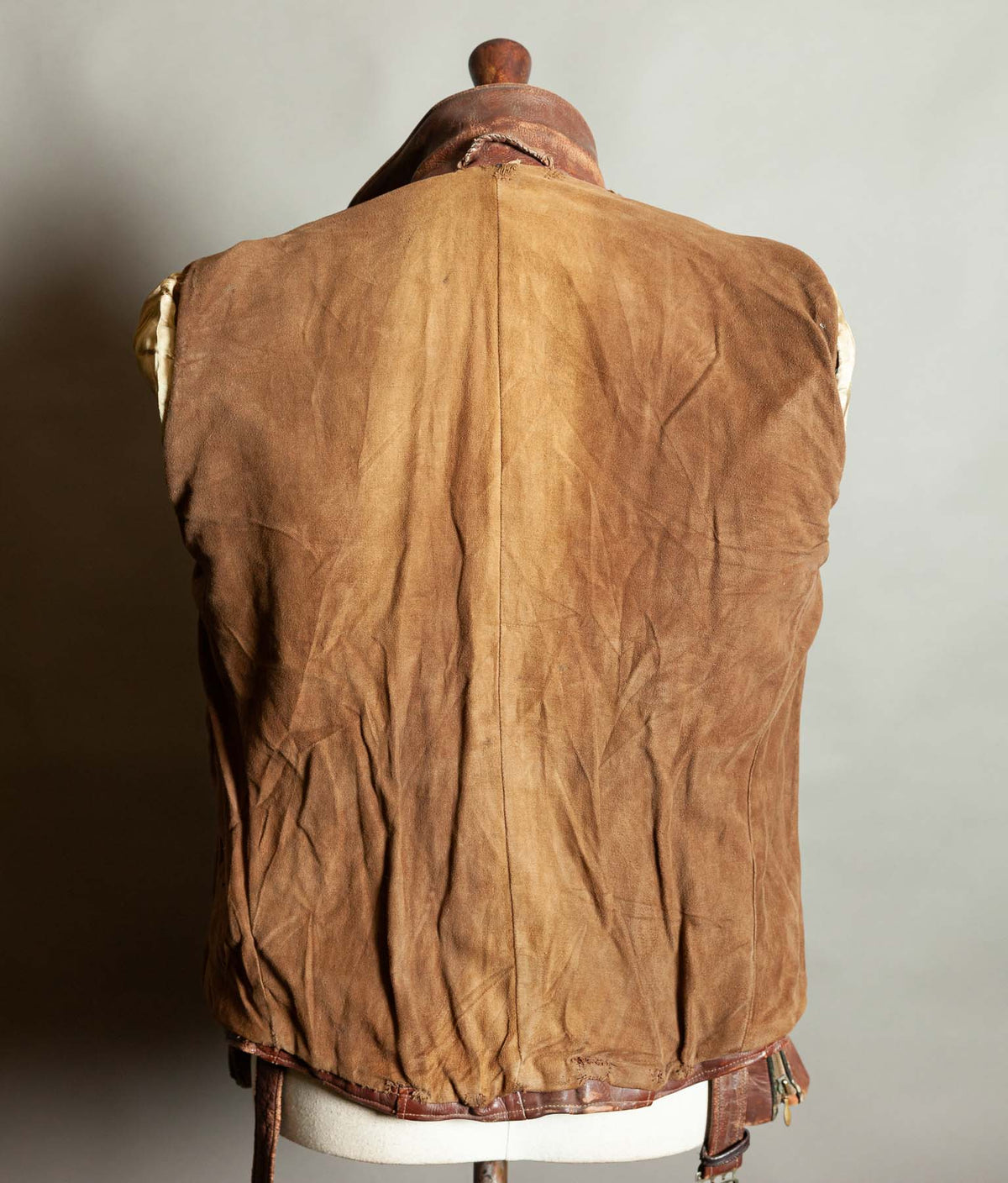 Vintage 1950s German Cowhide Leather Motorrad Motorcycle Jacket ZIPP