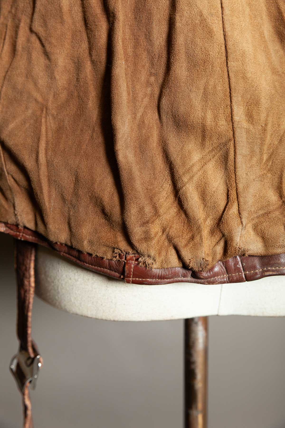 Vintage 1950s German Cowhide Leather Motorrad Motorcycle Jacket ZIPP