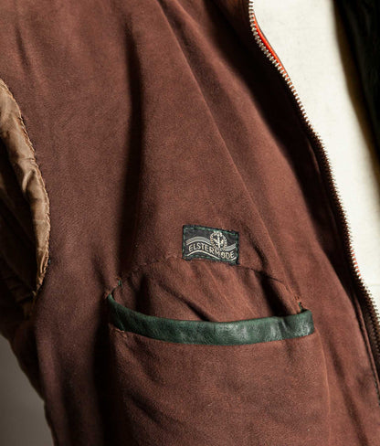 Vintage 1960s East German Leather Motorcycle Jacket, EWA Zippers
