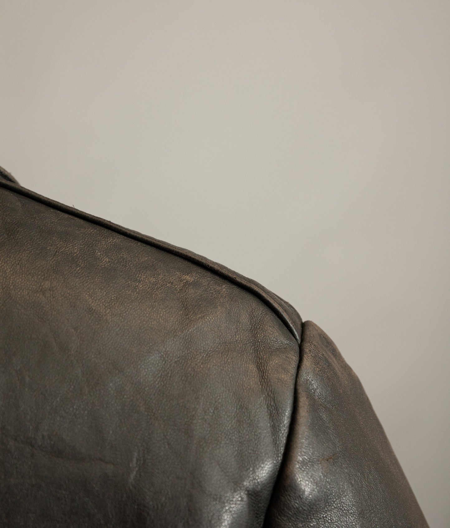 Vintage 1950s French Pompier Fireman Leather Jacket