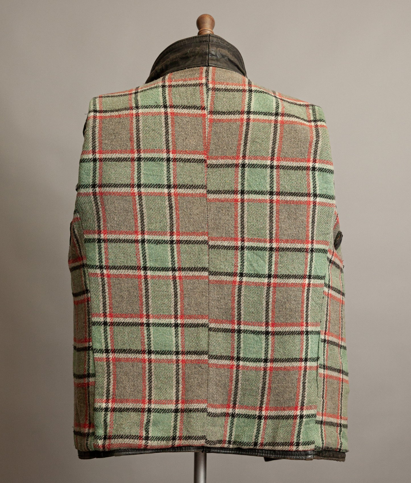 Vintage 1950s French Pompier Fireman Leather Jacket