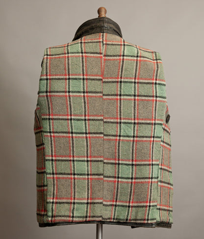 Vintage 1950s French Pompier Fireman Leather Jacket