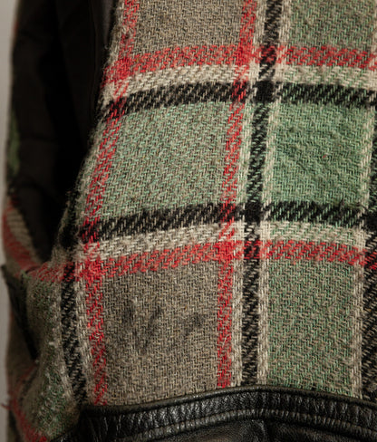 Vintage 1950s French Pompier Fireman Leather Jacket