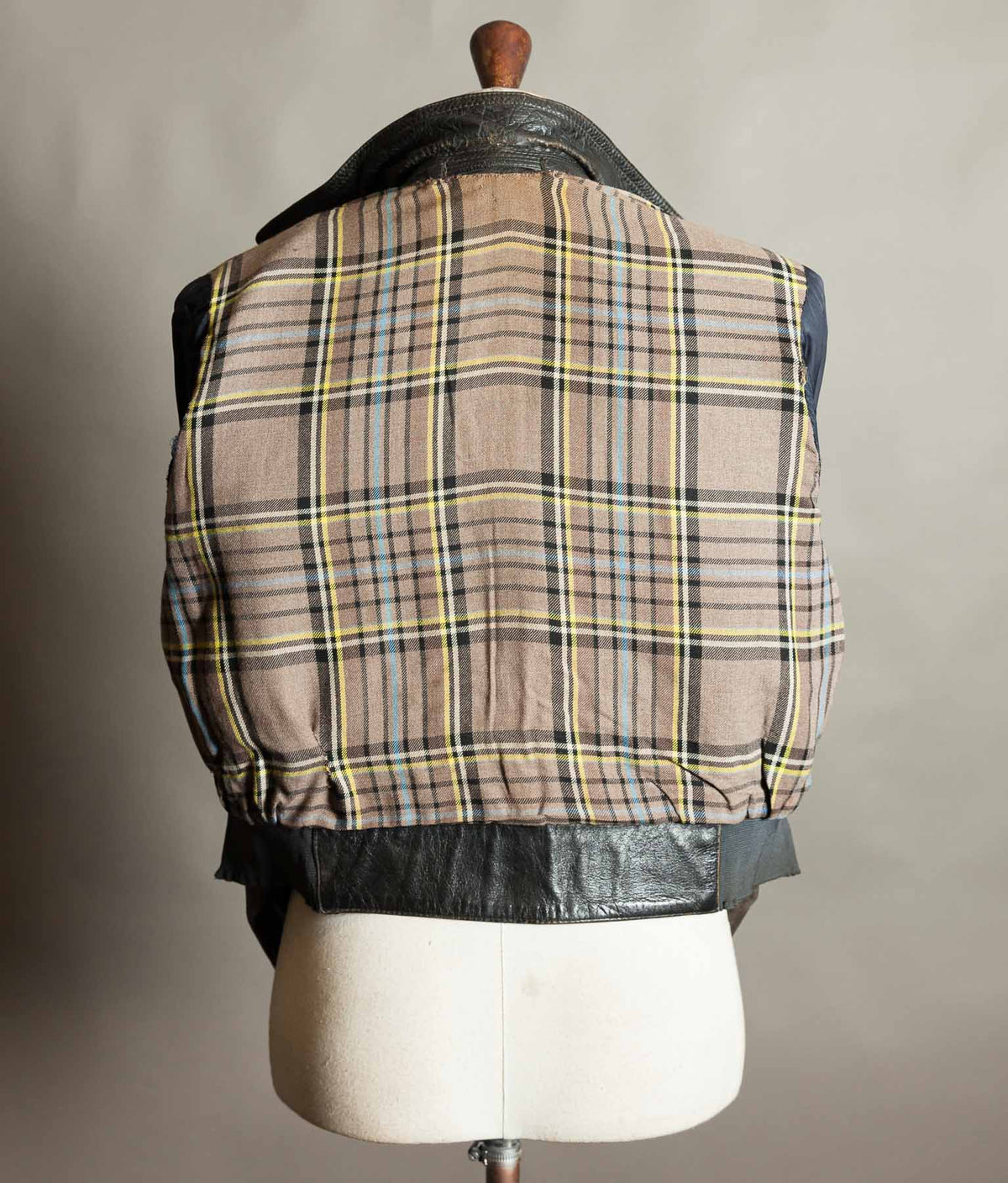 Original 1950s Swiss Leather Motorcycle Jacket, Riri & ZIPP Hardware