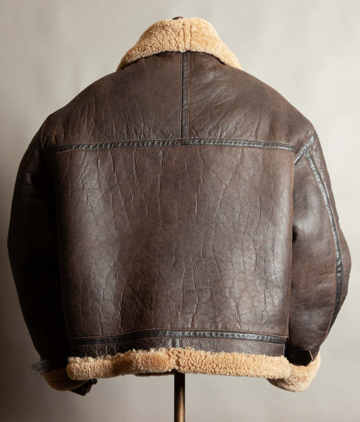 Vintage 1990s Memphis Belle B-3 Sheepskin Flying Jacket