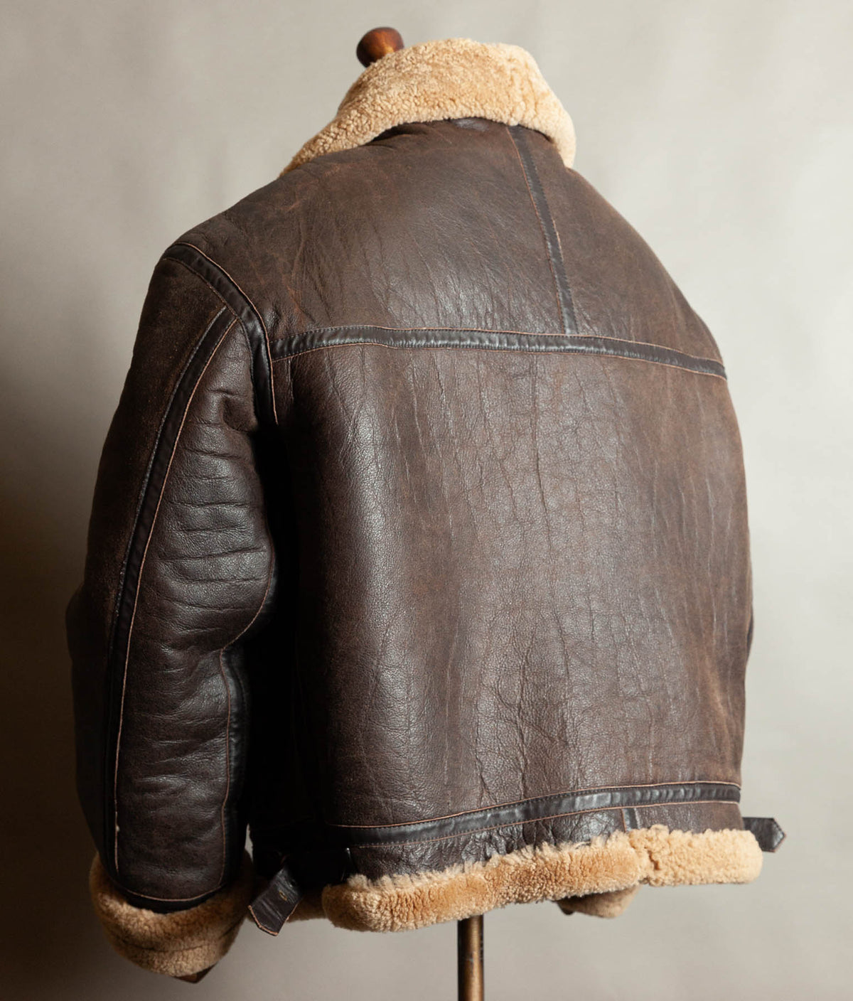 Vintage 1990s Memphis Belle B-3 Sheepskin Flying Jacket