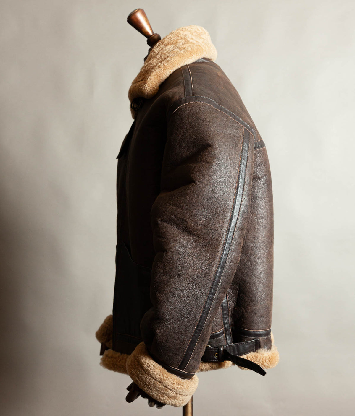 Vintage 1990s Memphis Belle B-3 Sheepskin Flying Jacket