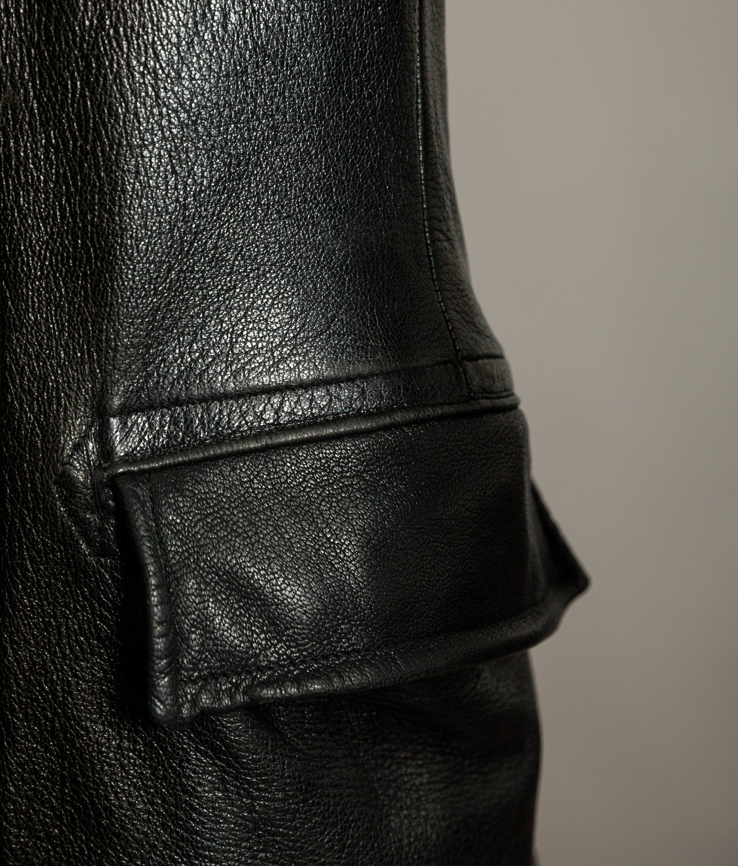 Vintage 1940s Swedish Military Leather Motor Coat Motorkavaj m/1915