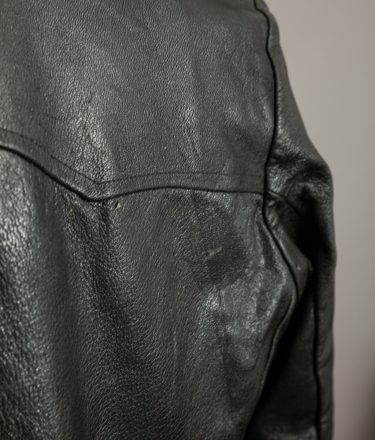 Vintage 1940s Swedish Military Leather Motor Coat Motorkavaj m/1915