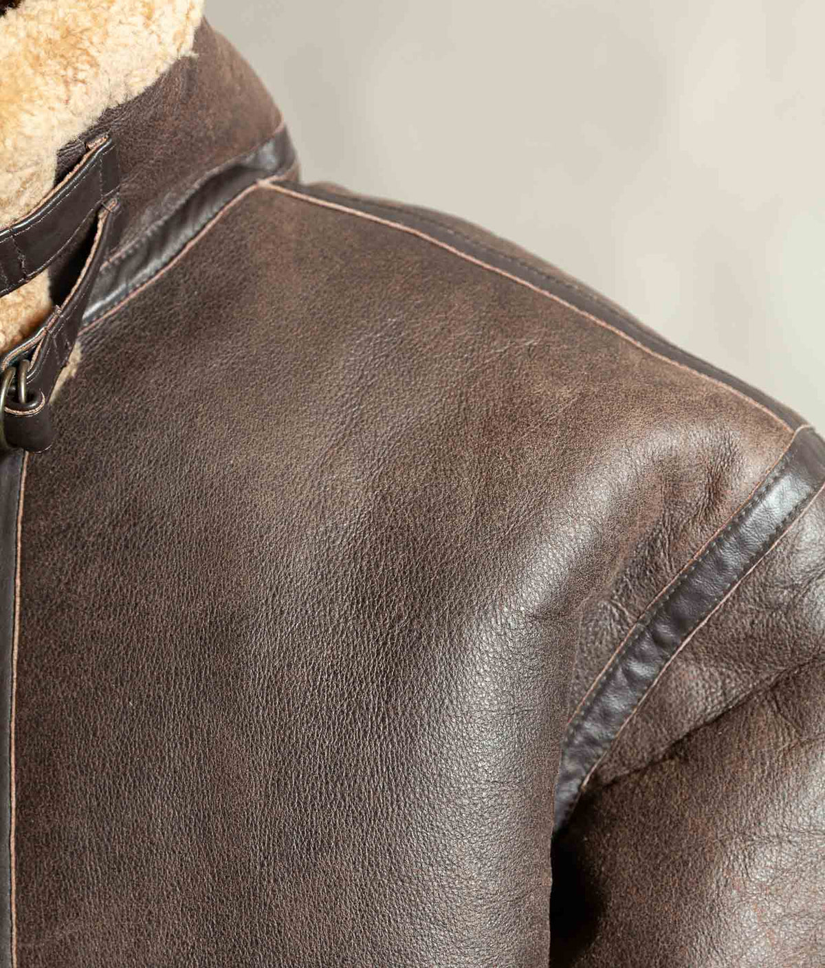 Vintage 1990s Memphis Belle B-3 Sheepskin Flying Jacket