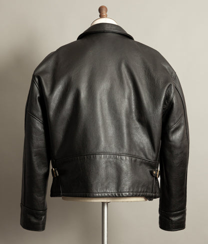 Vintage Schott 681 leather jacket back view