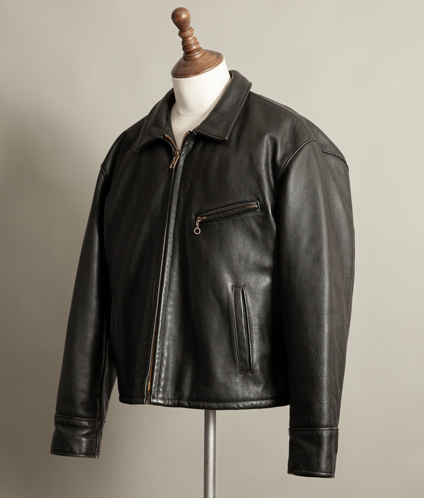 Vintage Schott 681 Single Rider Leather Jacket USA Heavy Cowhide