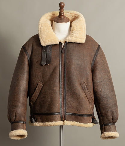 Vintage Avirex Classics B-3 Sheepskin Bomber Jacket USA