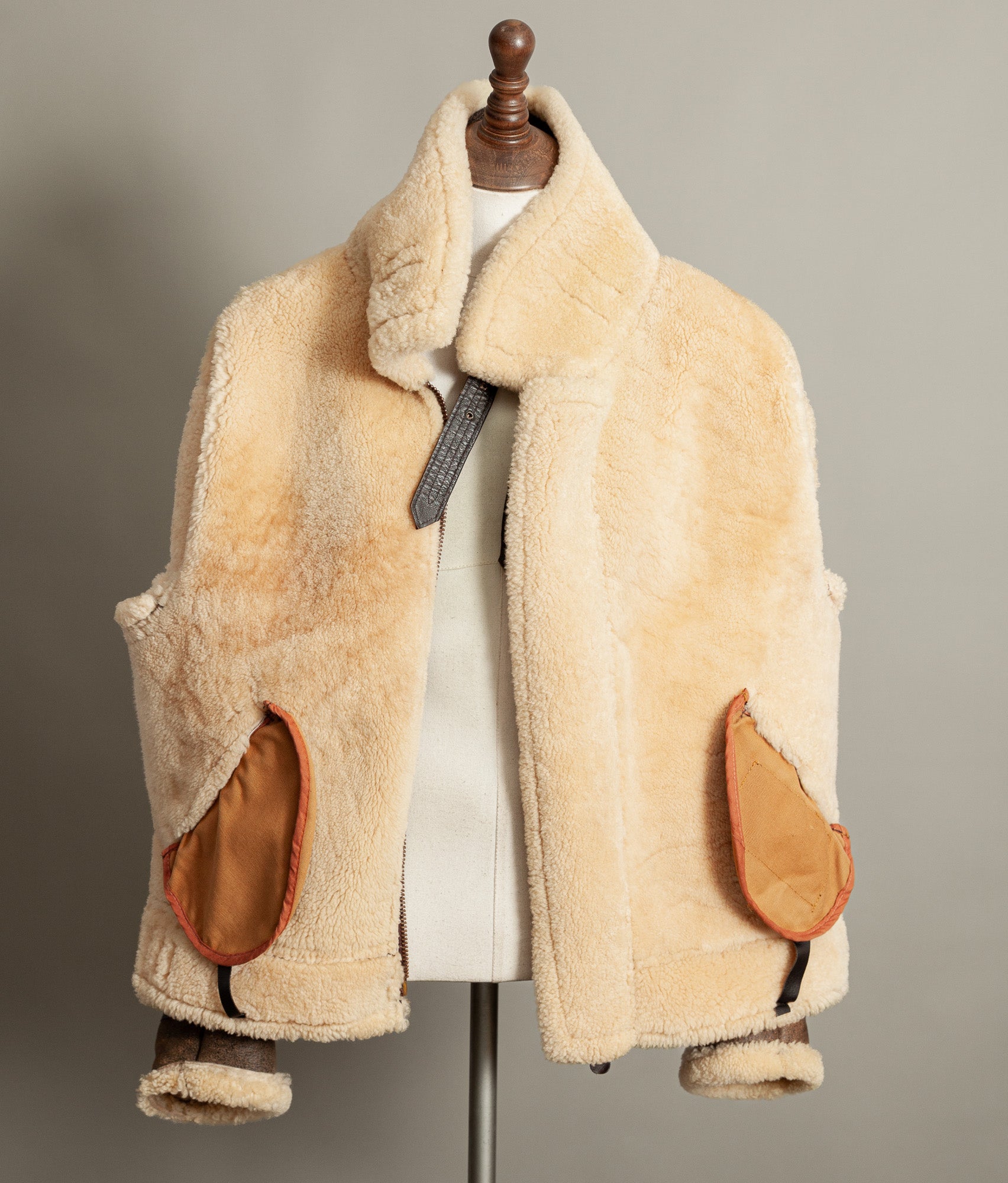 Vintage Avirex Classics B-3 Sheepskin Bomber Jacket USA