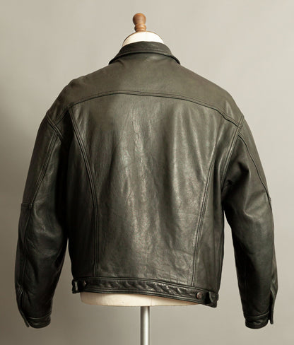 Vintage Marlboro Classics Leather Trucker Jacket 1980s