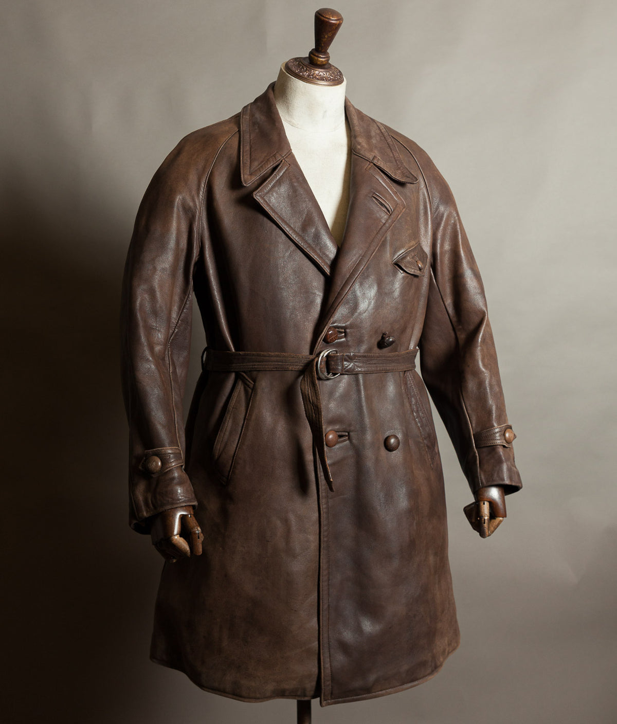 Original 1930s French M1929 Leather Flying Coat