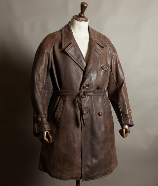 Original 1930s French M1929 Leather Flying Coat