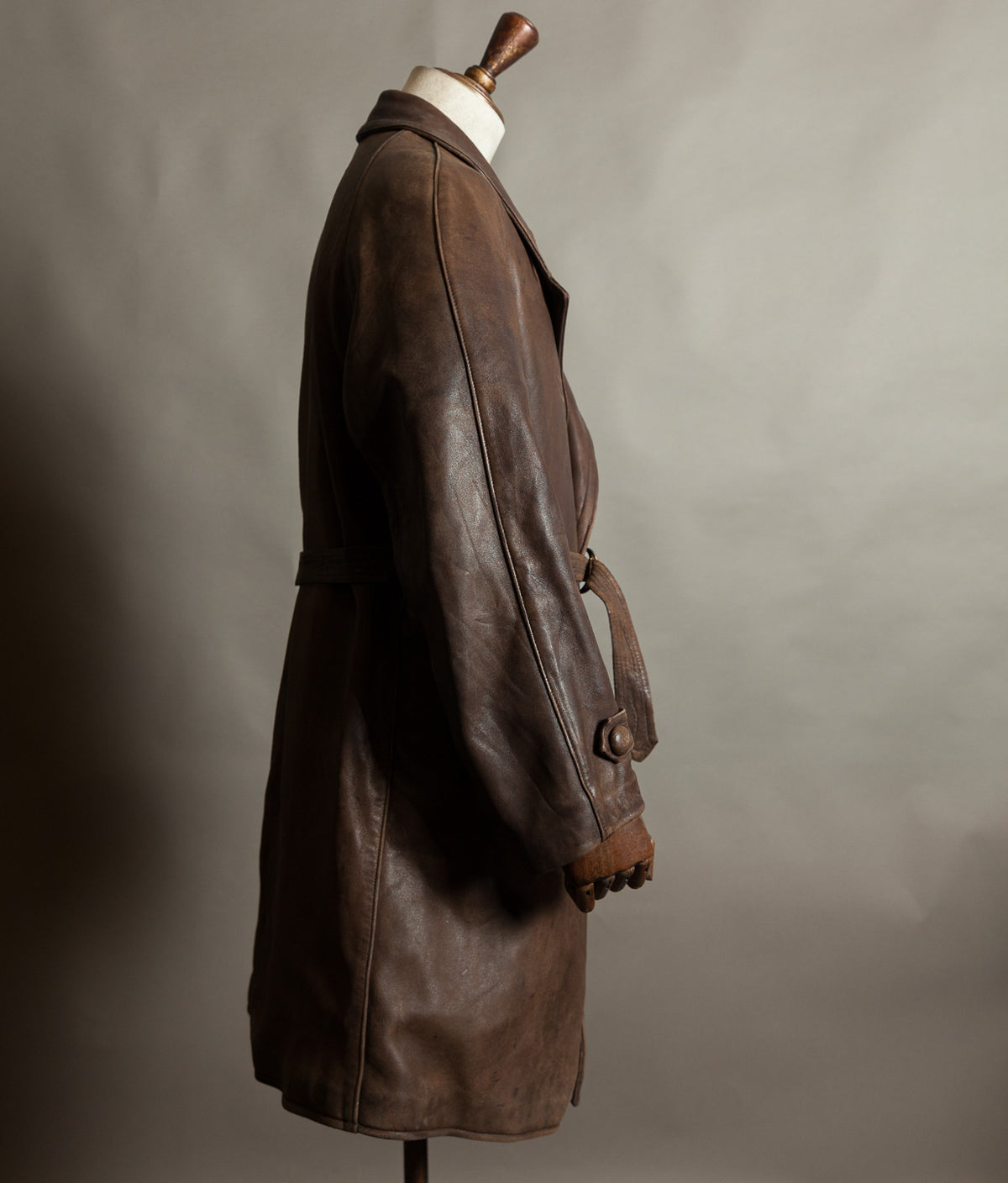 Original 1930s French M1929 Leather Flying Coat